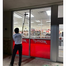 Commercial Window Cleaning at TJ Maxx in Weslaco, TX 0