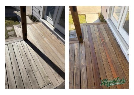 Deck Soft Washing